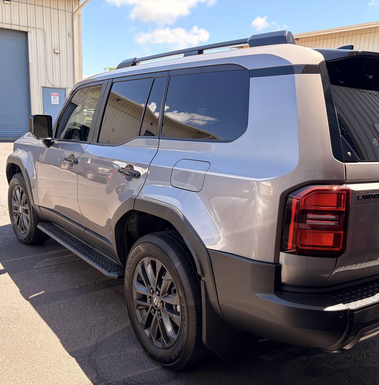 Toyota Land Cruiser with ceramic window tint installed by Eclipse Tinting Hawaii in Hilo